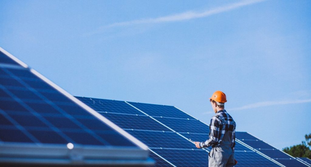 solar panel installation